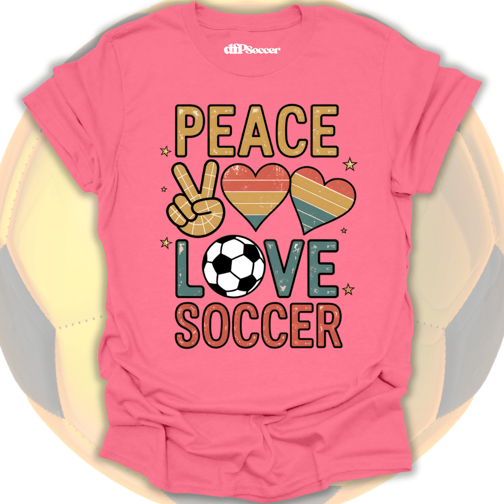 Peace Love Soccer T-Shirt