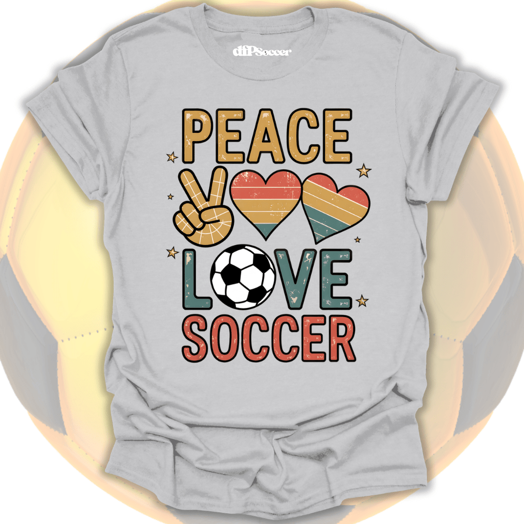 Peace Love Soccer T-Shirt