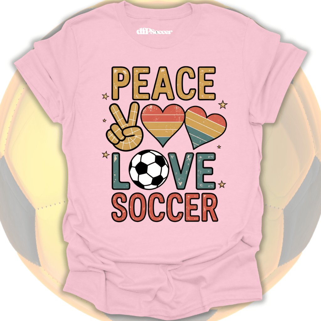 Peace Love Soccer T-Shirt