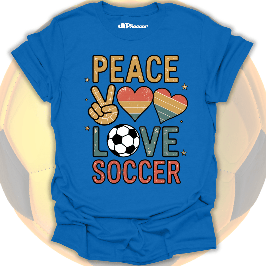 Peace Love Soccer T-Shirt