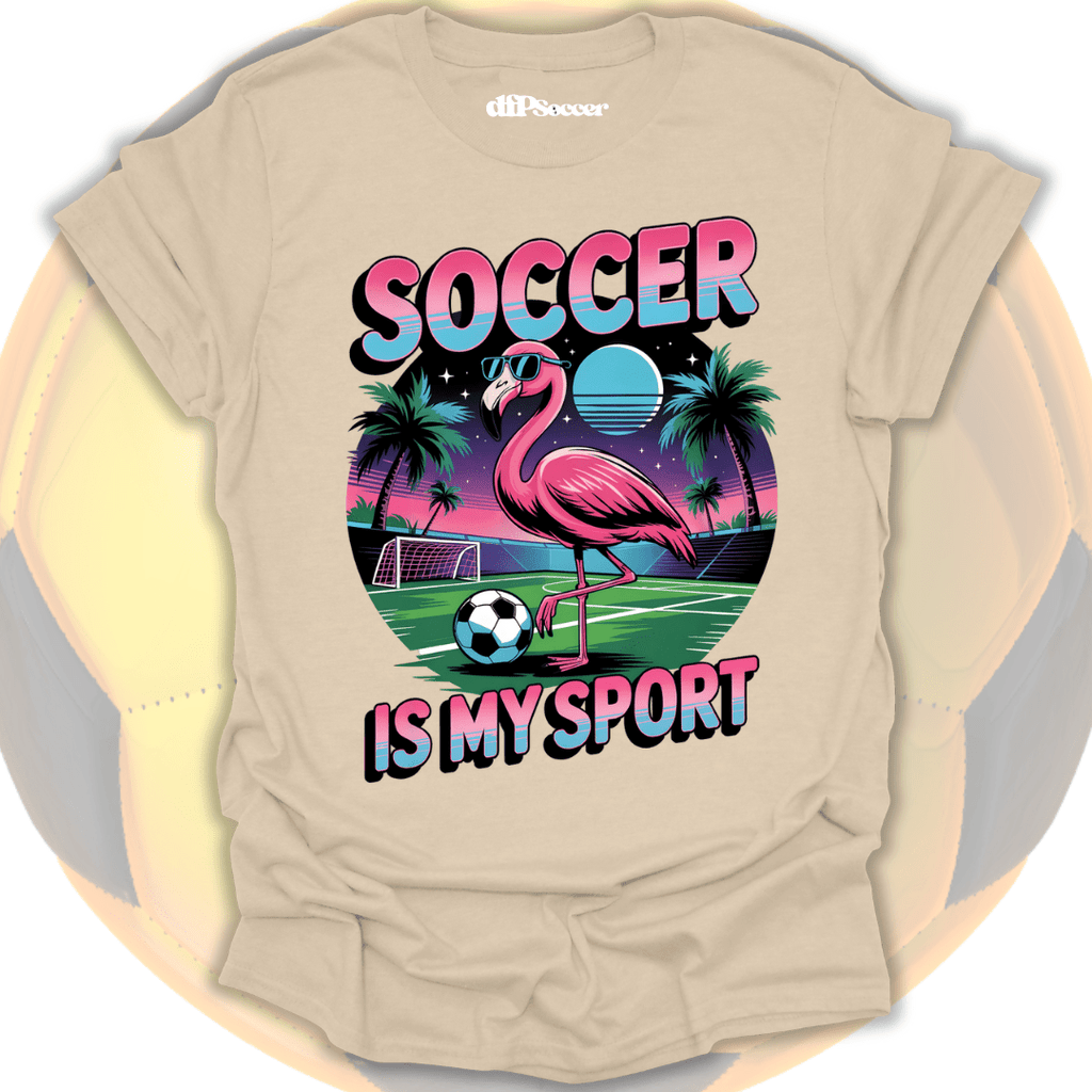Flamingo Soccer T-Shirt