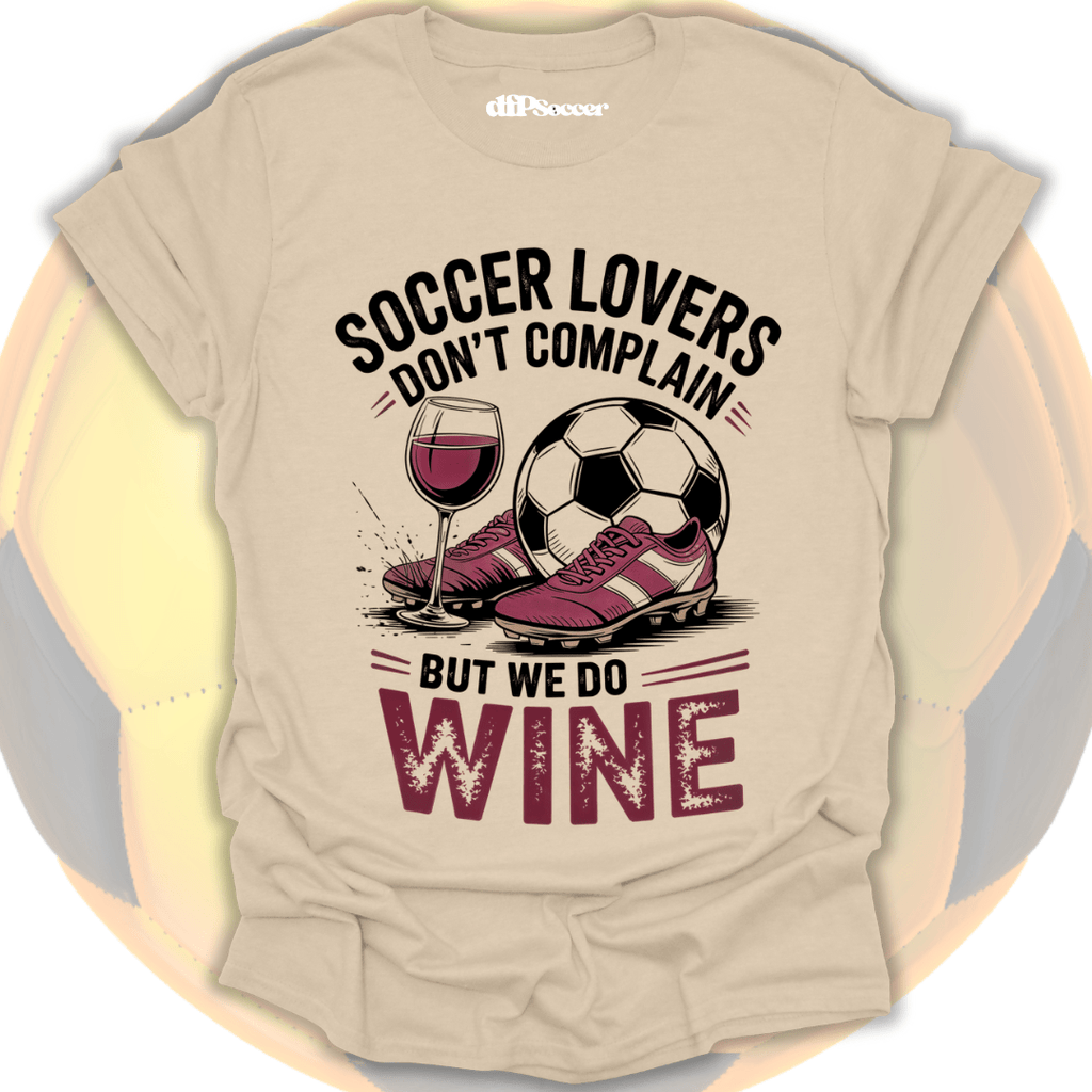 Soccer Wine Humor T-Shirt