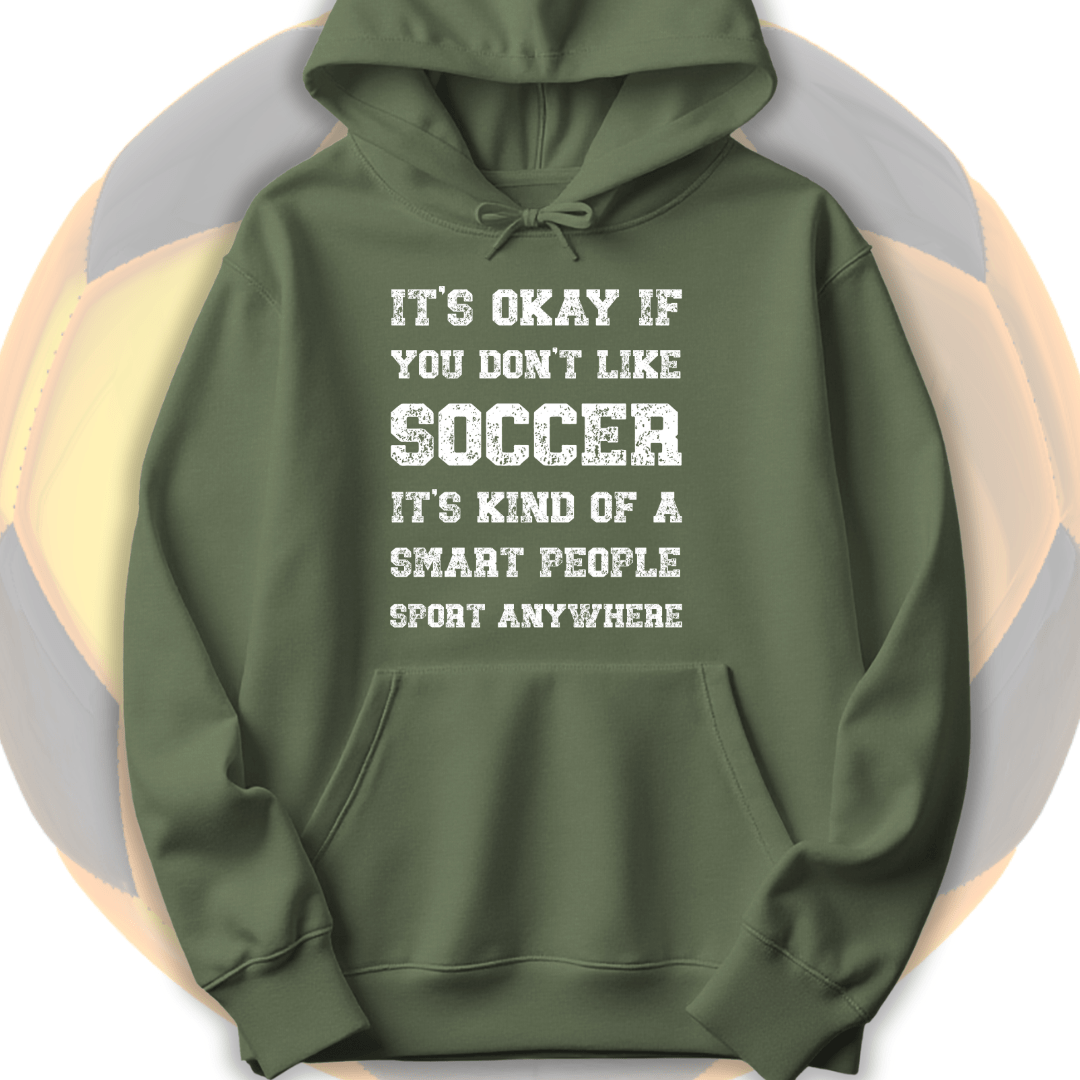 Smart People Soccer Hoodie