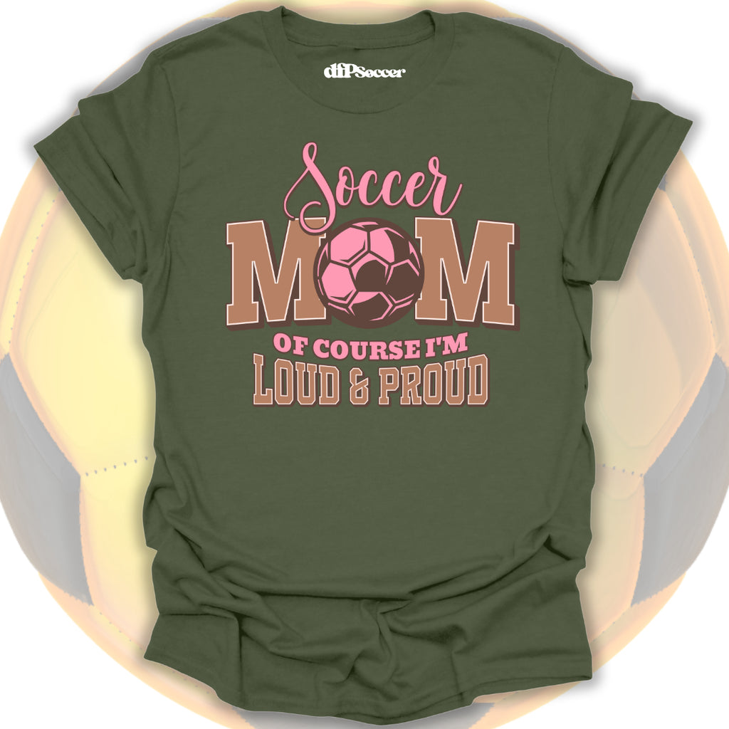 Proud Soccer Mama T-Shirt