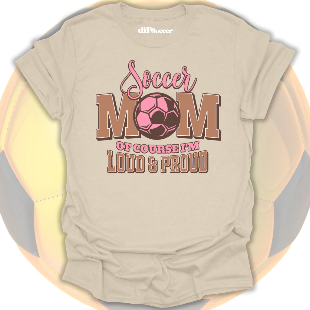 Proud Soccer Mama T-Shirt