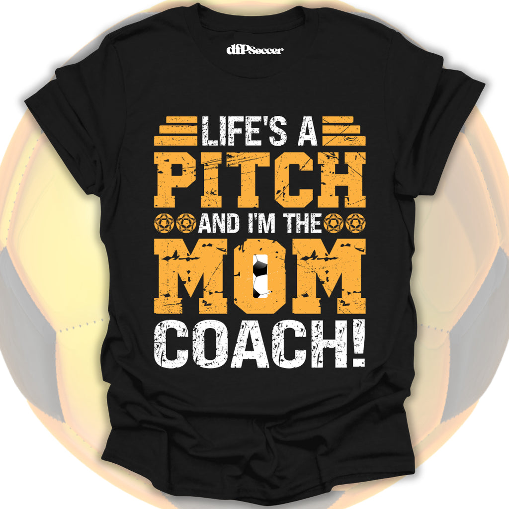Mom Coach Soccer T-Shirt