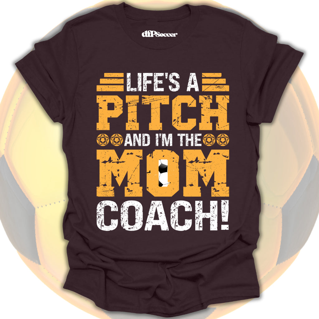 Mom Coach Soccer T-Shirt