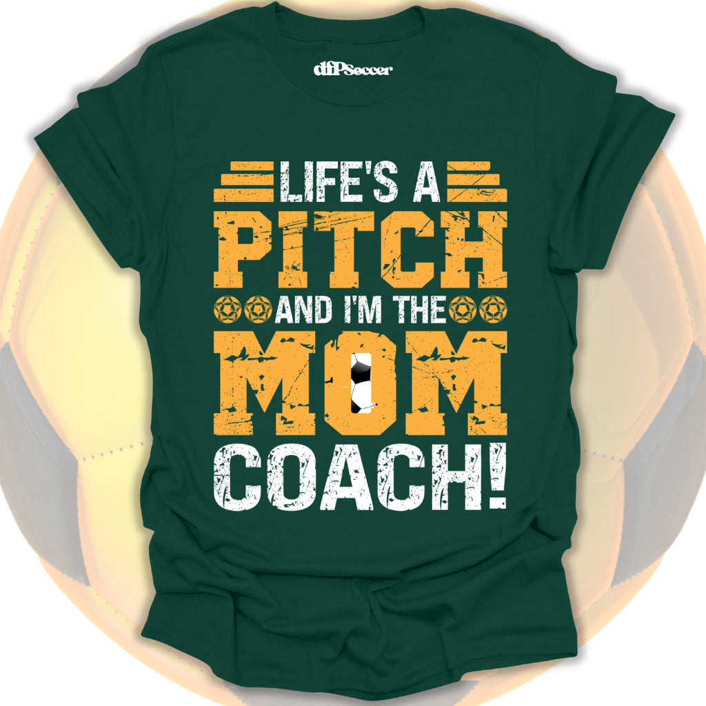 Mom Coach Soccer T-Shirt