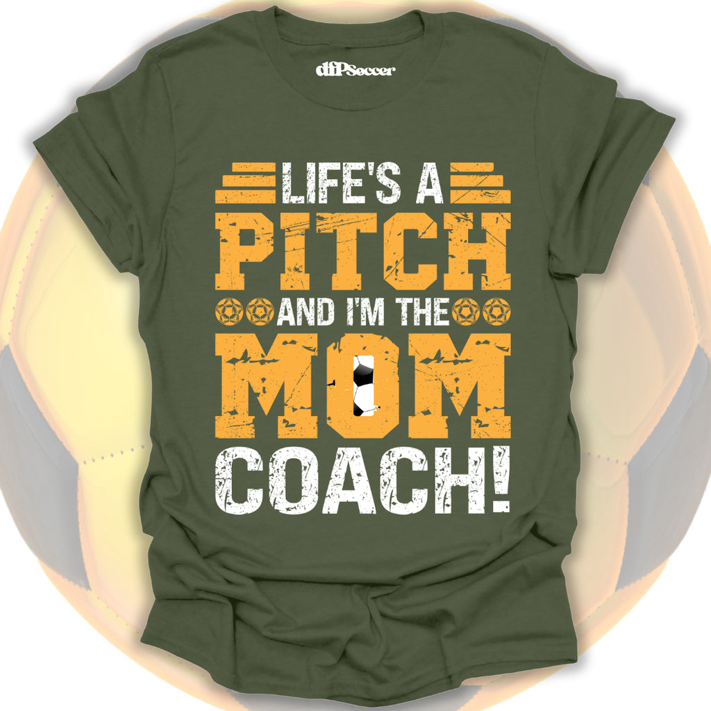 Mom Coach Soccer T-Shirt