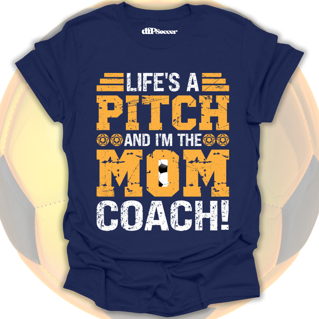 Mom Coach Soccer T-Shirt