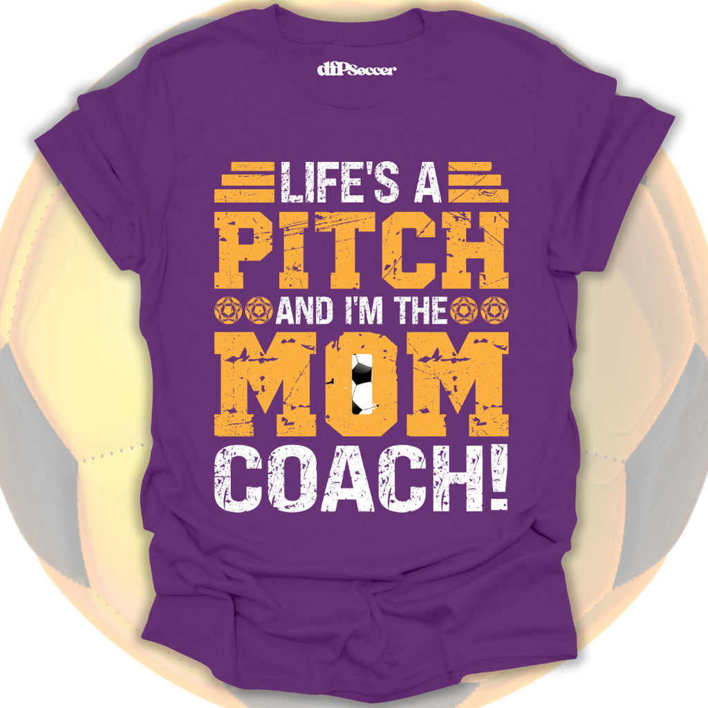 Mom Coach Soccer T-Shirt