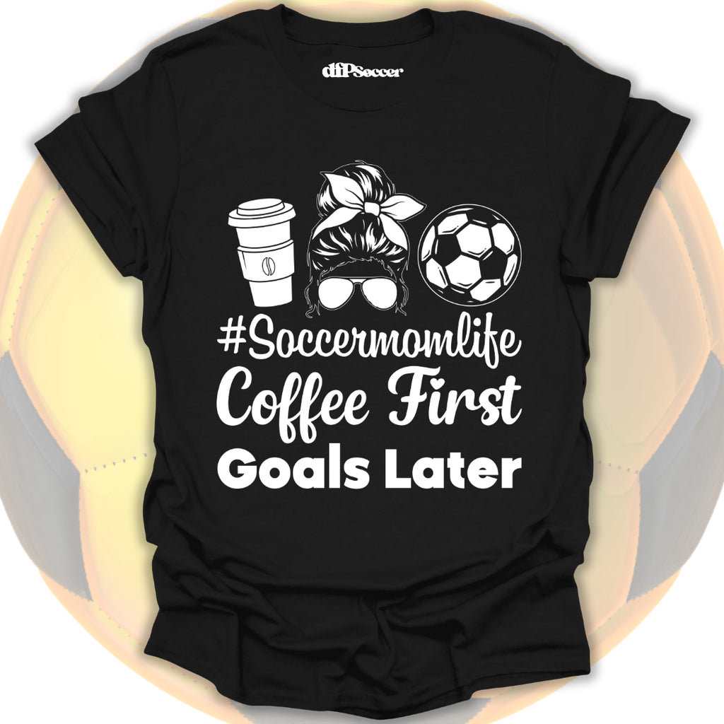 Coffee & Cleats Soccer T-Shirt