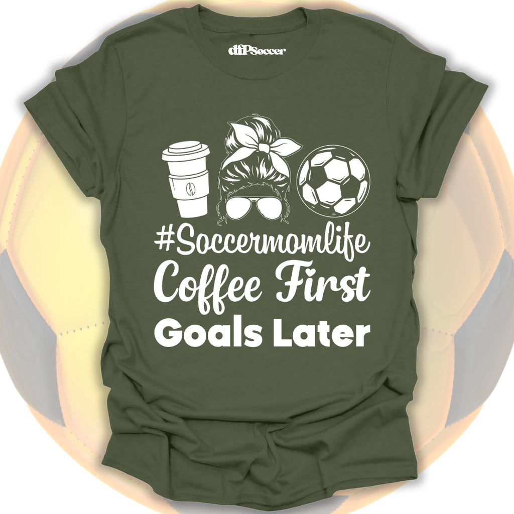 Coffee & Cleats Soccer T-Shirt