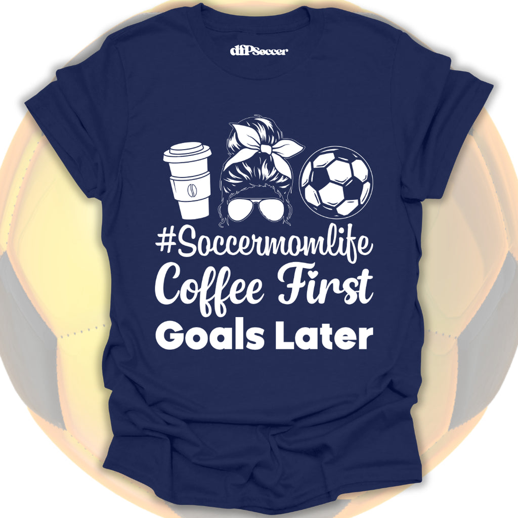 Coffee & Cleats Soccer T-Shirt