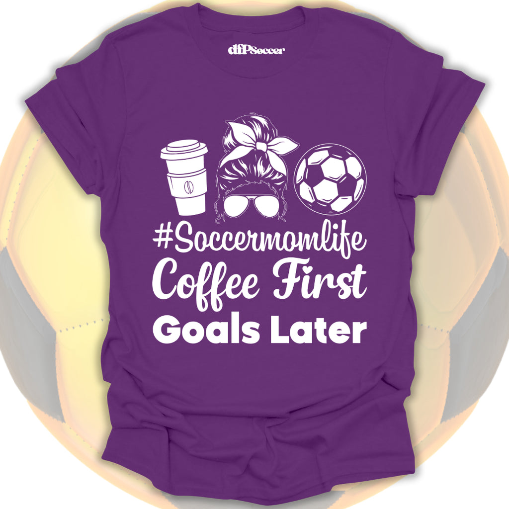 Coffee & Cleats Soccer T-Shirt