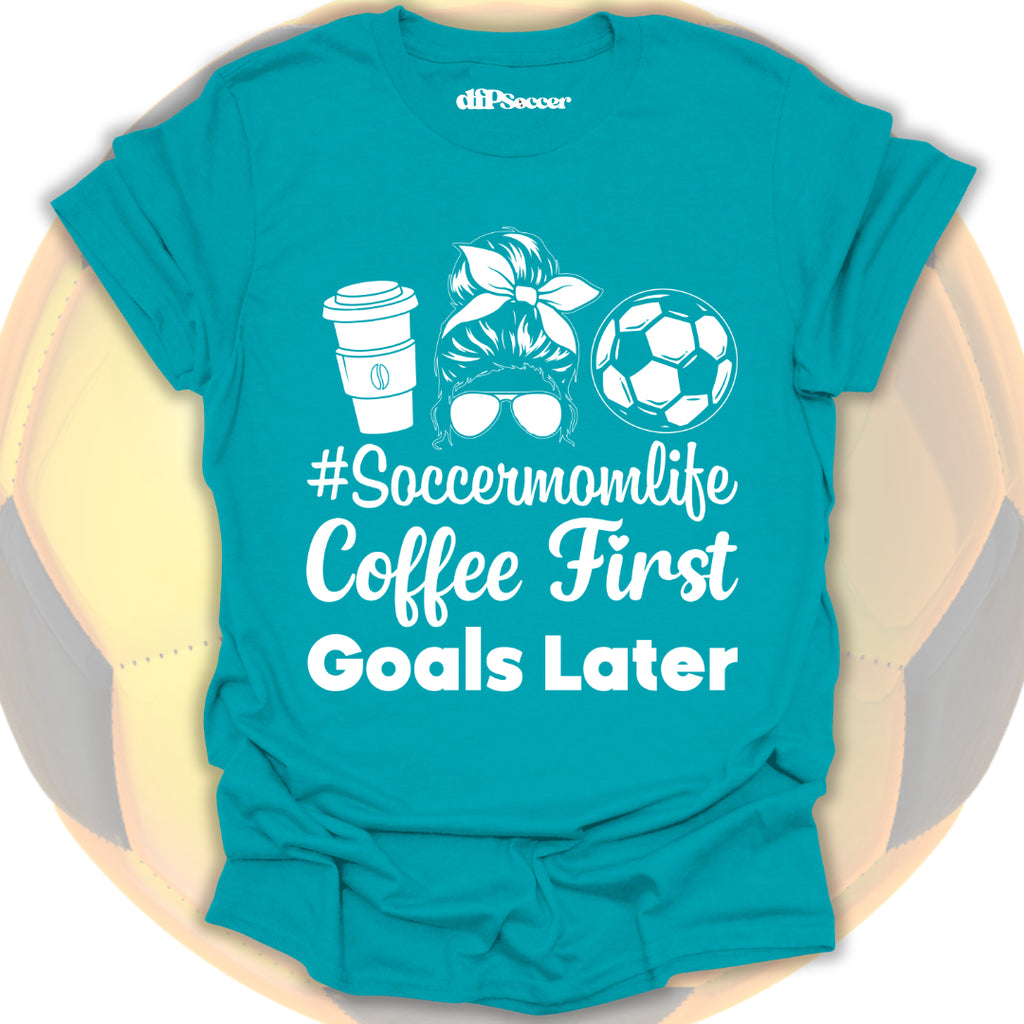 Coffee & Cleats Soccer T-Shirt